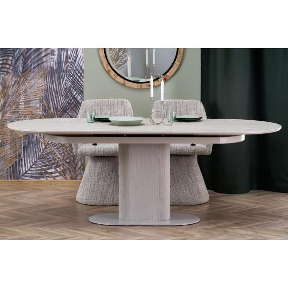Spisebord Falone 180-220x90 cm - cashmere - uttrekkbart