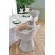 Spisebord Falone 180-220x90 cm - cashmere - uttrekkbart