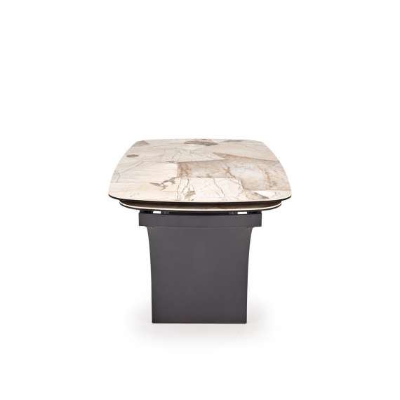 Spisebord Alter 180-260x90 cm - beige marmor - uttrekkbart