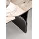Spisebord Alter 180-260x90 cm - beige marmor - uttrekkbart