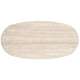 Spisebord Julius 200x100 cm - Trevertin - ovalt bord