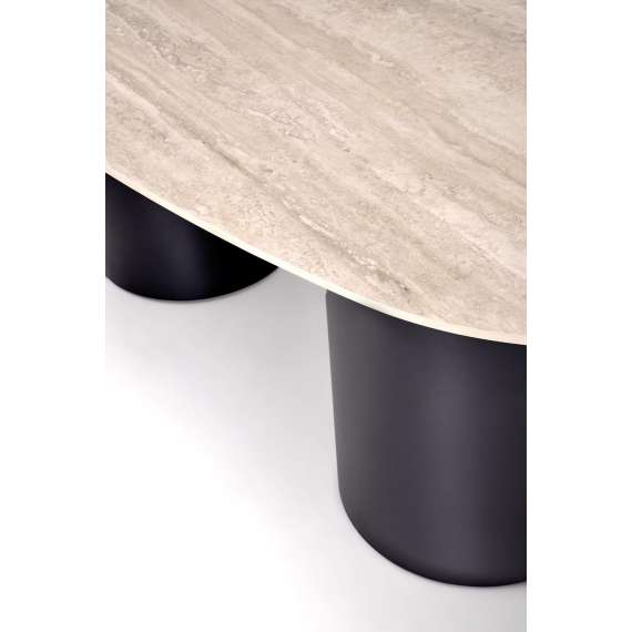 Spisebord Julius 200x100 cm - Trevertin - ovalt bord