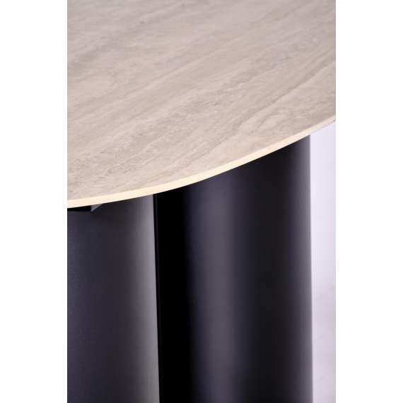 Spisebord Julius 200x100 cm - Trevertin - ovalt bord