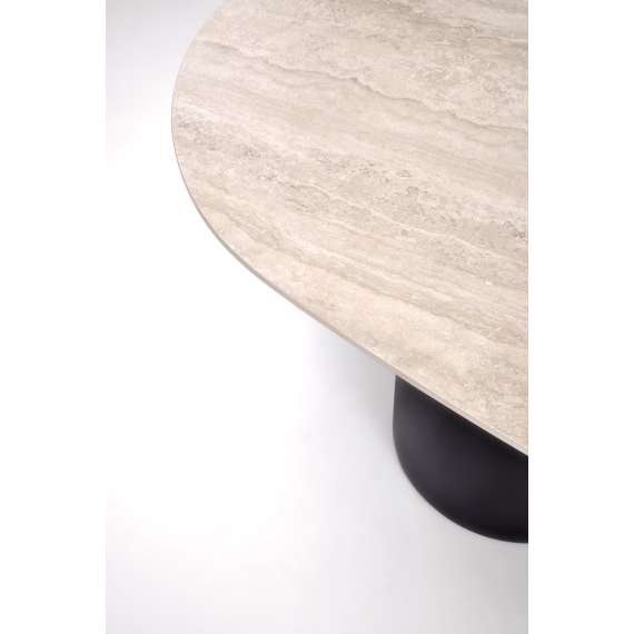 Spisebord Julius 200x100 cm - Trevertin - ovalt bord