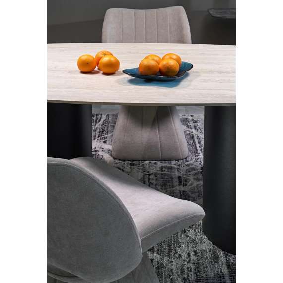 Spisebord Julius 200x100 cm - Trevertin - ovalt bord