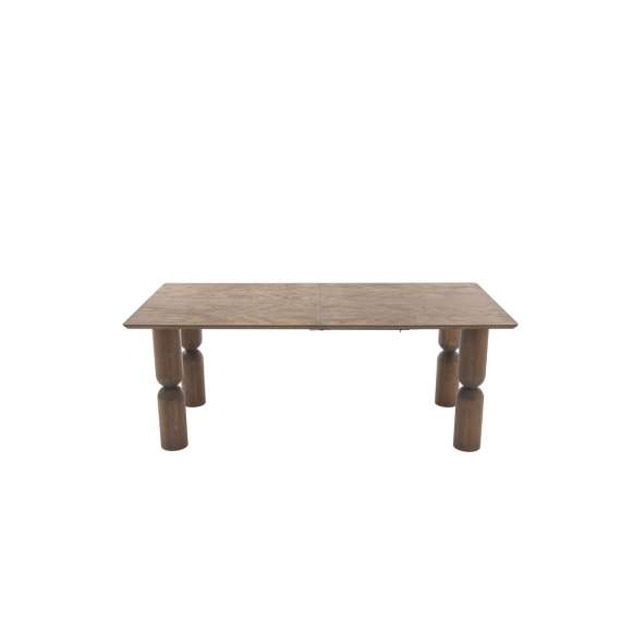 Spisebord Melton 200-300x101 cm - valnøtt - eikefinér