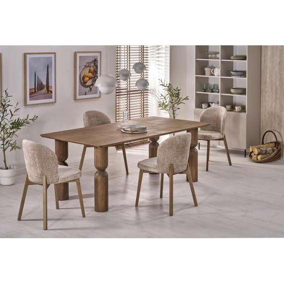 Spisebord Melton 200-300x101 cm - valnøtt - eikefinér