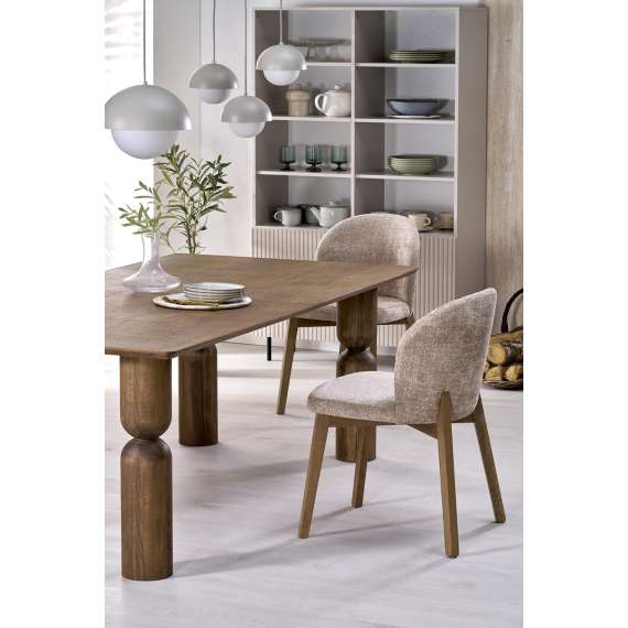 Spisebord Melton 200-300x101 cm - valnøtt - eikefinér