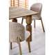 Spisebord Melton 200-300x101 cm - valnøtt - eikefinér