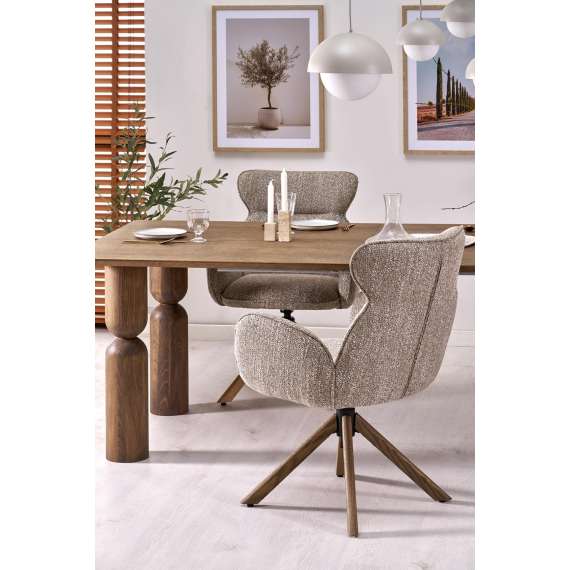 Spisebord Melton 200-300x101 cm - valnøtt - eikefinér