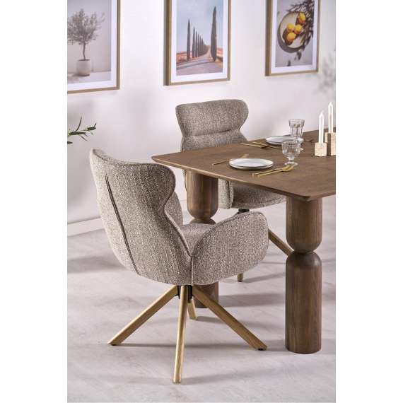 Spisebord Melton 200-300x101 cm - valnøtt - eikefinér