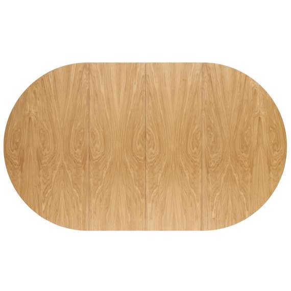 Spisebord Garibaldi ø120 cm - uttrekkbart - eikefinér