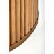 Spisebord Bruno 120 cm - marmur - valnøtt