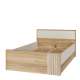 Seng ARKAN 120x200 cm - eik mauvella - beige sand - 2 skuffer