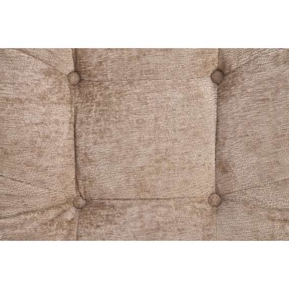 Lenestol PESTO med fotskammel - stoff - beige