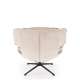 Lenestol ROGER - beige stoff - svingbar