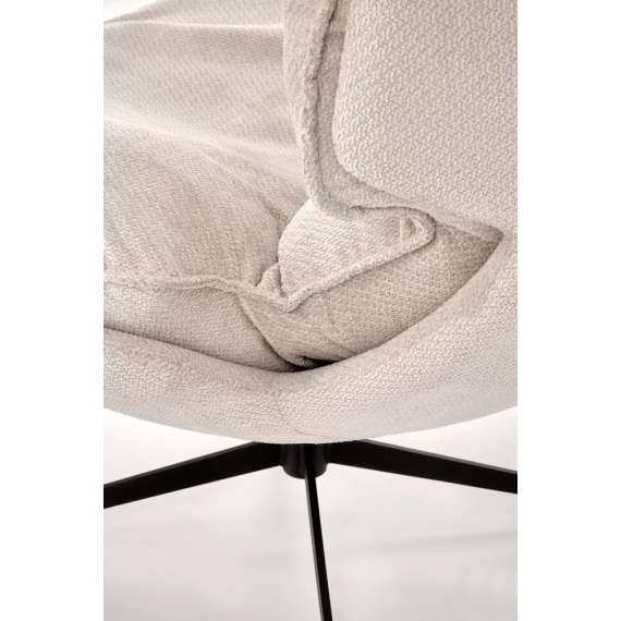 Lenestol ROGER - beige stoff - svingbar