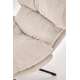 Lenestol ROGER - beige stoff - svingbar