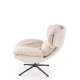 Lenestol ROGER - beige stoff - svingbar