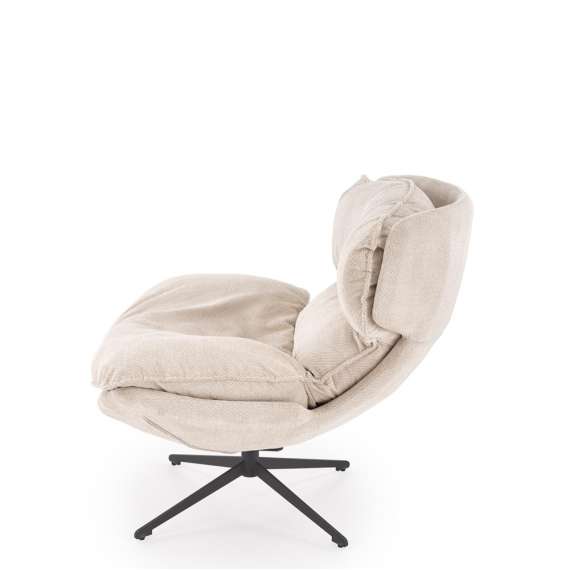 Lenestol ROGER - beige stoff - svingbar