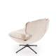 Lenestol ROGER - beige stoff - svingbar