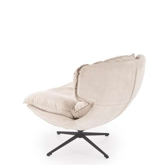 Lenestol ROGER - beige stoff - svingbar