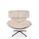 Lenestol ROGER - beige stoff - svingbar