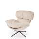 Lenestol ROGER - beige stoff - svingbar
