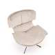 Lenestol ROGER - beige stoff - svingbar