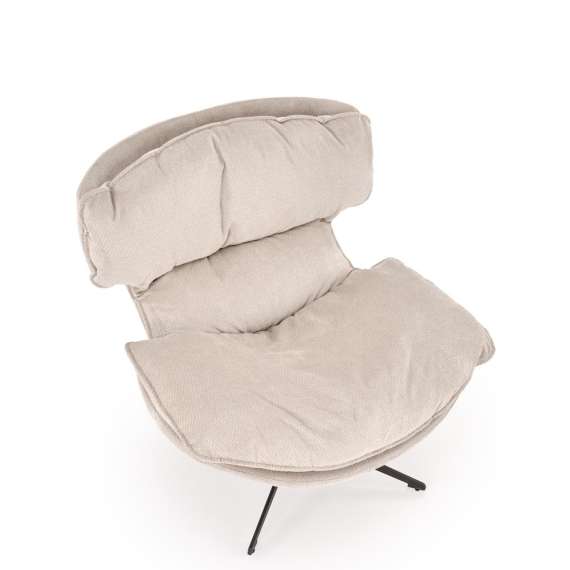 Lenestol ROGER - beige stoff - svingbar