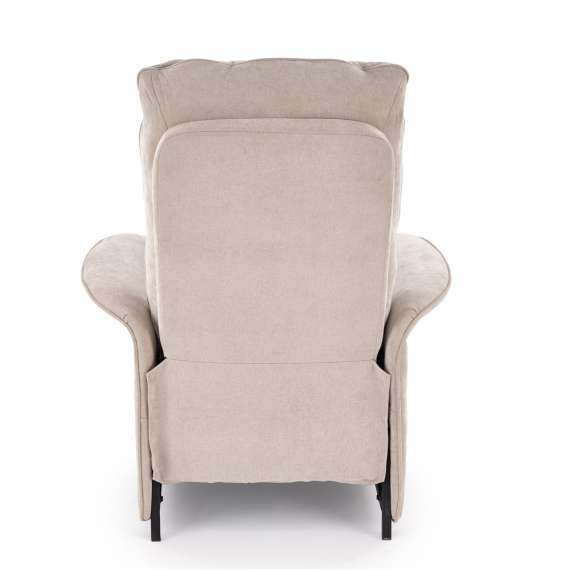 Lenestol NAXOS - reclinerfunksjon - beige stoff