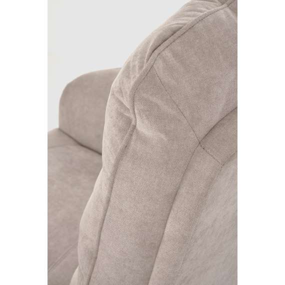 Lenestol NAXOS - reclinerfunksjon - beige stoff