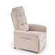 Lenestol NAXOS - reclinerfunksjon - beige stoff