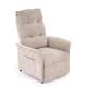 Lenestol NAXOS - reclinerfunksjon - beige stoff