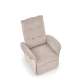 Lenestol NAXOS - reclinerfunksjon - beige stoff