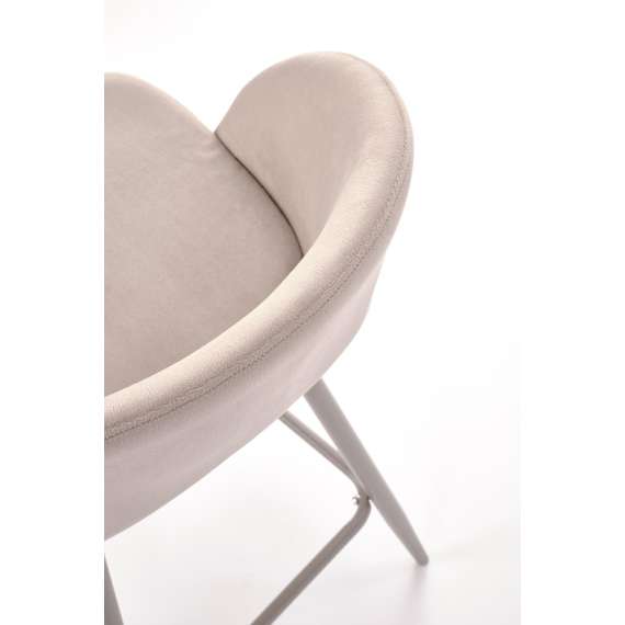 Barstol Massa - beige velvet - cashmere bein