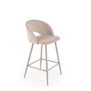 Barstol Massa - beige velvet - cashmere bein