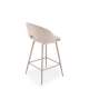 Barstol Massa - beige velvet - cashmere bein