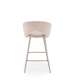 Barstol Massa - beige velvet - cashmere bein