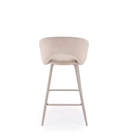 Barstol Massa - beige velvet - cashmere bein