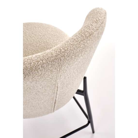 Barstol KADYKS - beige stoff - sorte ben