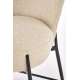 Barstol KADYKS - beige stoff - sorte ben