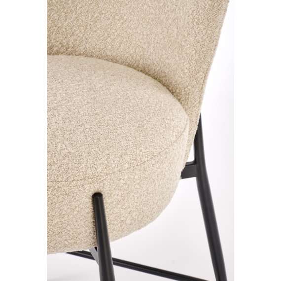 Barstol KADYKS - beige stoff - sorte ben