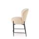 Barstol KADYKS - beige stoff - sorte ben