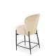 Barstol KADYKS - beige stoff - sorte ben