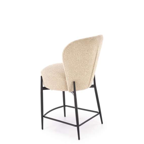 Barstol KADYKS - beige stoff - sorte ben