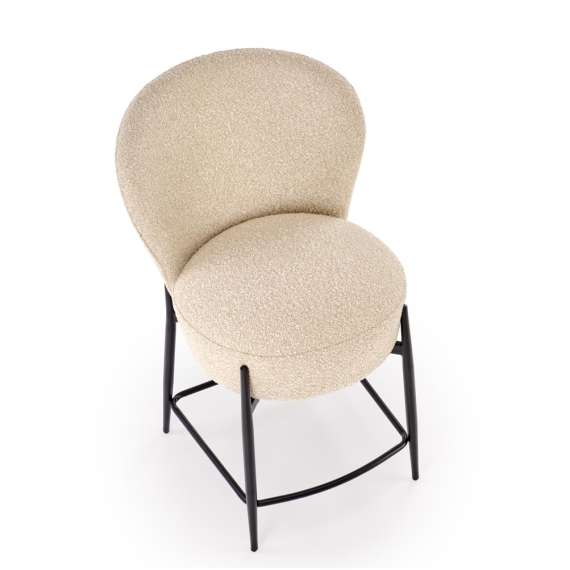 Barstol KADYKS - beige stoff - sorte ben