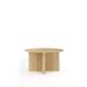 Sofabord Nabu 90 cm - eik - rundt bord - japandi stil