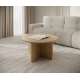 Sofabord Nabu 90 cm - eik - rundt bord - japandi stil
