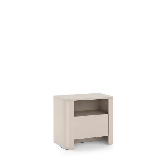 Nattbord Bari 52x58 cm - cashmere - 1 skuff